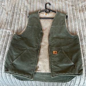 Sage Carhartt Vest: Size L